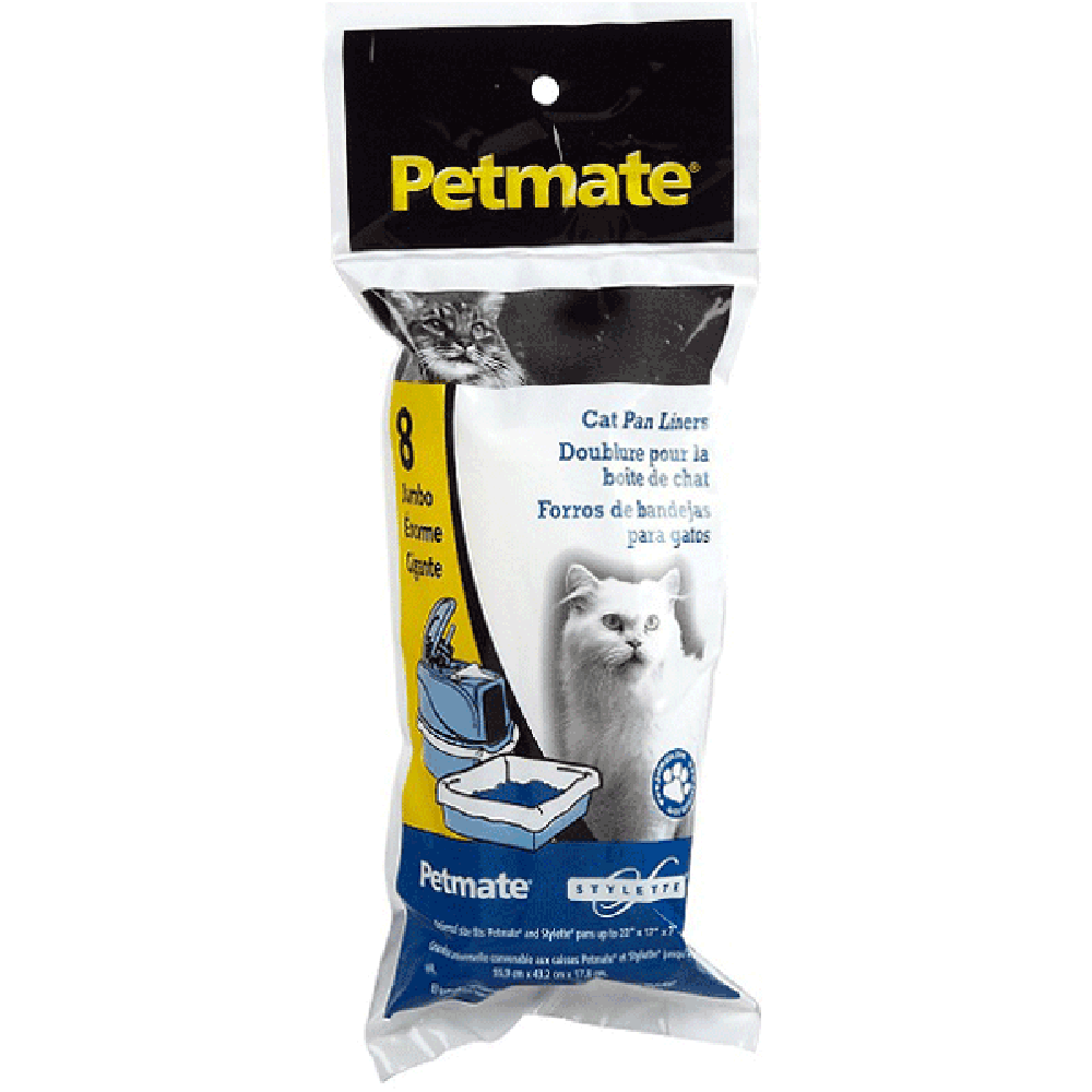 Petmate H.Back Litter Pan Liners - Jumbo
