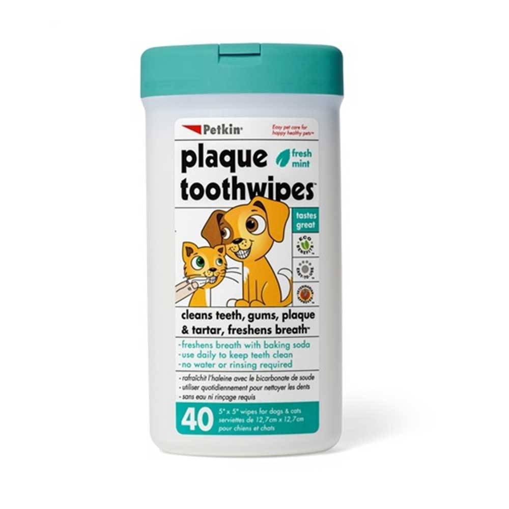 Petkin Plaque Toothwipes 40ct