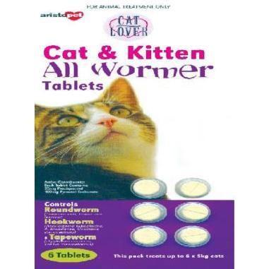 Cat Lover Allwormer Cat Tablets 5kg