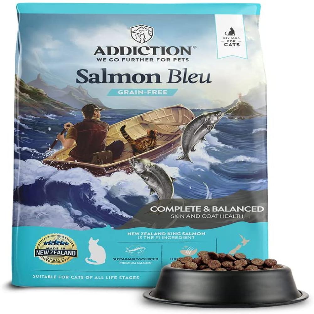 Addiction Salmon Bleu Cat Dry Food 10lbs