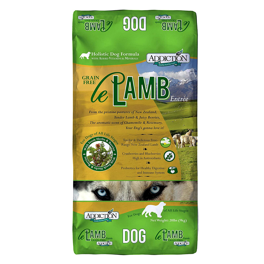 Addiction Le Lamb Grain-Free Dog Food 20