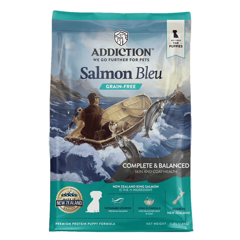 Addiction Puppy Food - Salmon Bleu