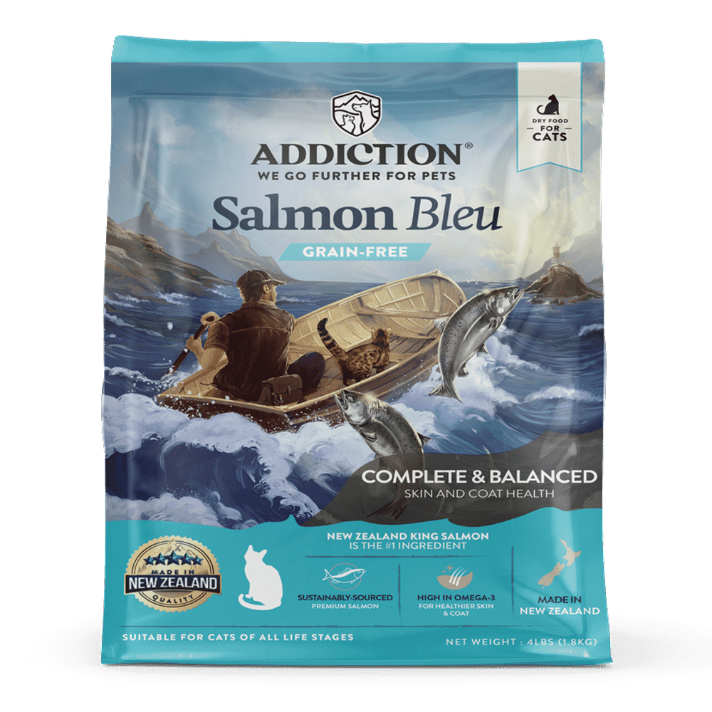Addiction Salmon Bleu Cat Dry Food 4lbs