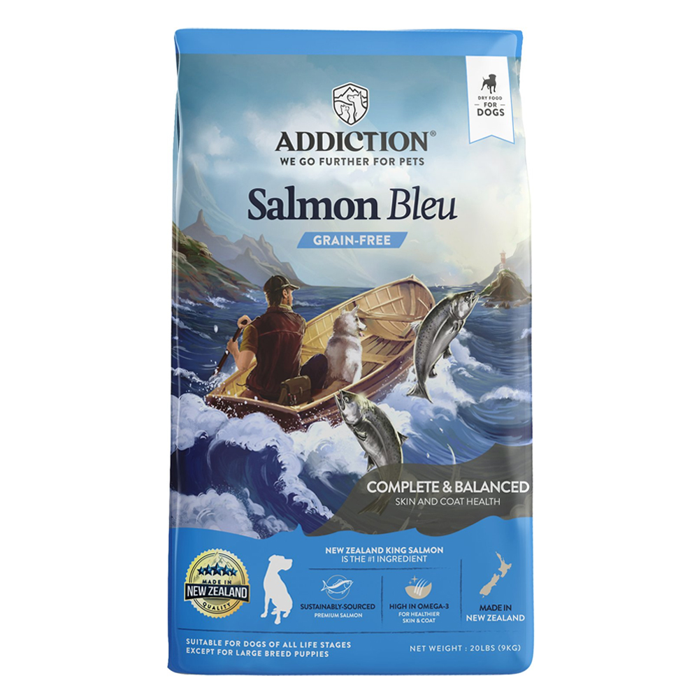 Addiction SalmonBleu Grain Free 20 lb