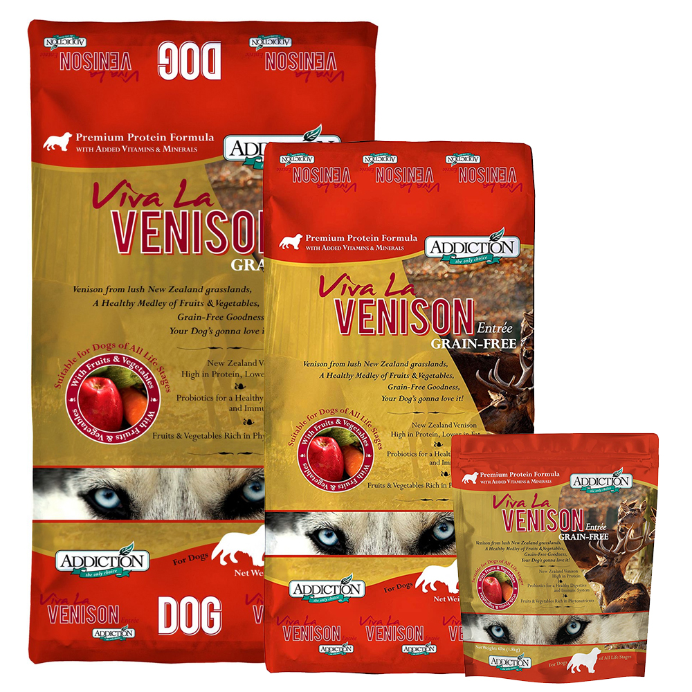 Addiction Viva La Venison Dry Dog Food