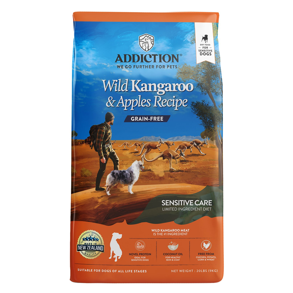 Addiction Wild Kangaroo & Apples 20 lb