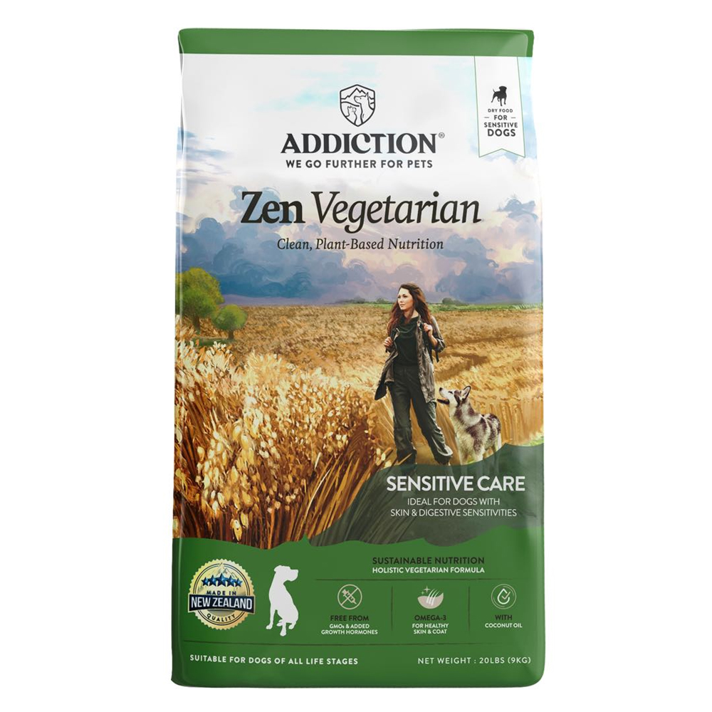 Addiction Zen Vegetarian Dry Dog Food 20