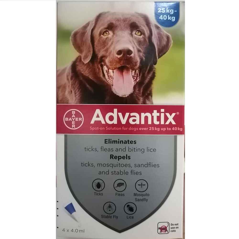 Advantix X-Large Dog Over 25 Kg 4 Pk