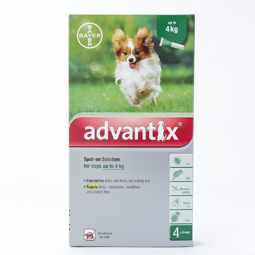 Advantix Small Dog Under 4 Kg 12 Pk(4X3)