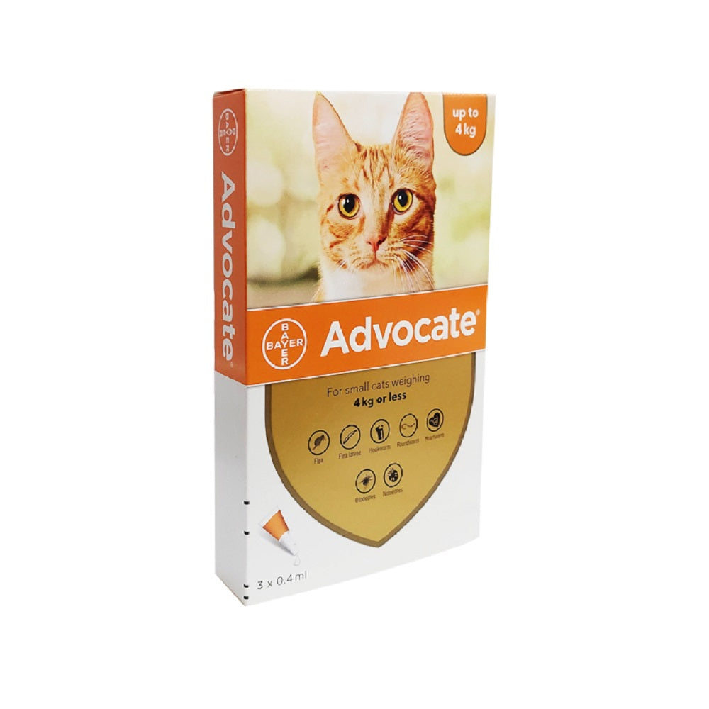 Advocate Small Cat Under 4 Kg 6(3X2) Pk