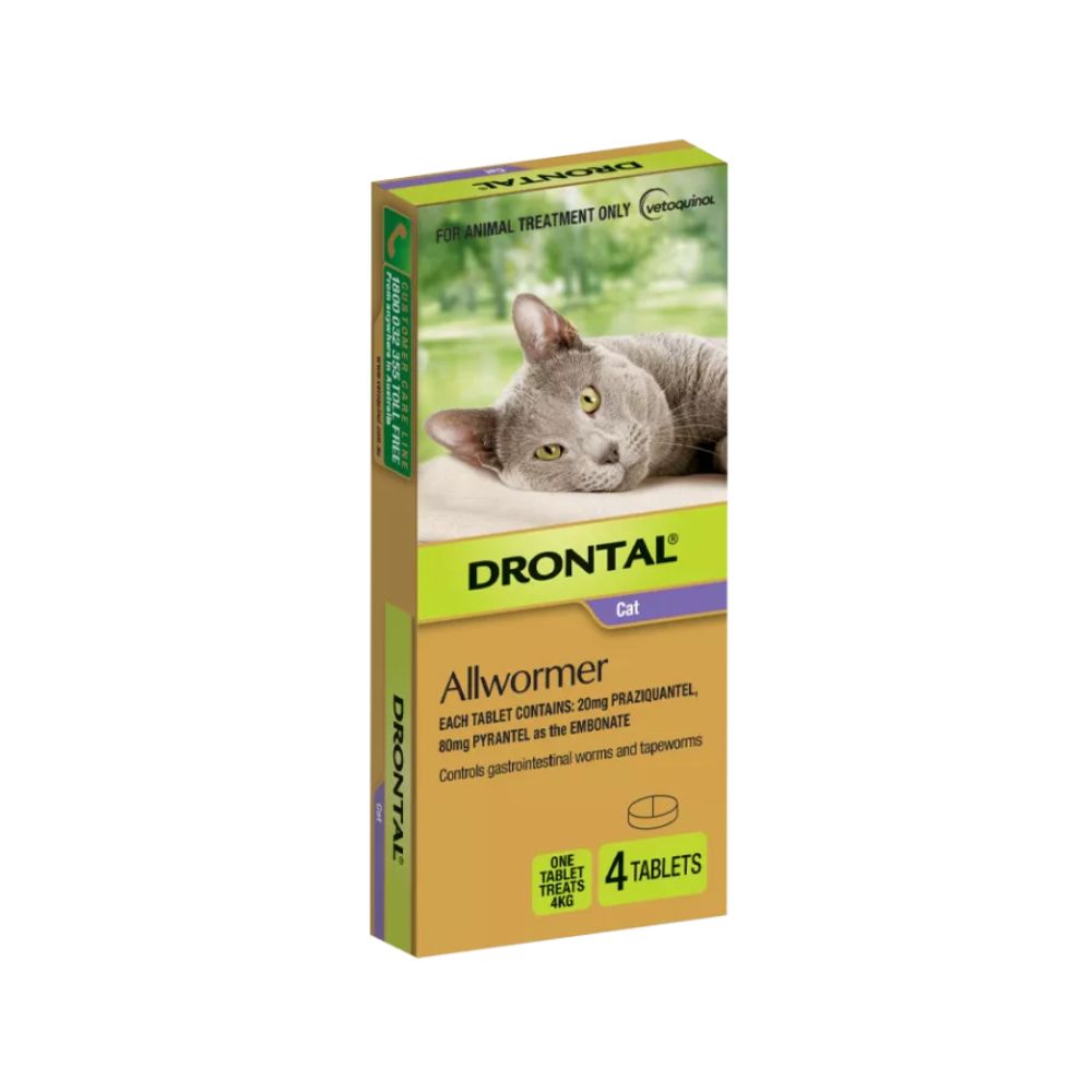 Drontal Allwormer Cat & Kitten Tab 4kg 