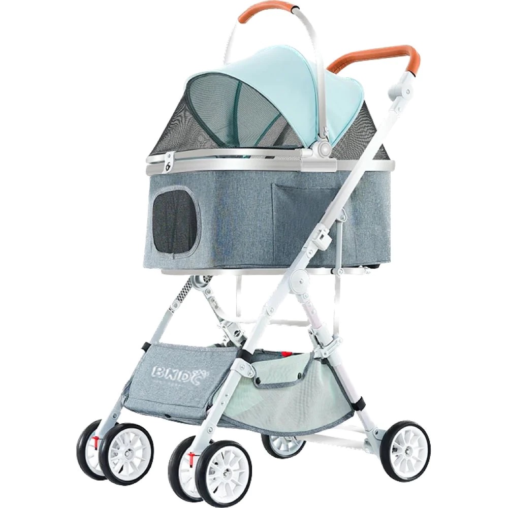 BNDC Pet Stroller For Dogs And Cats 103 Mint Green