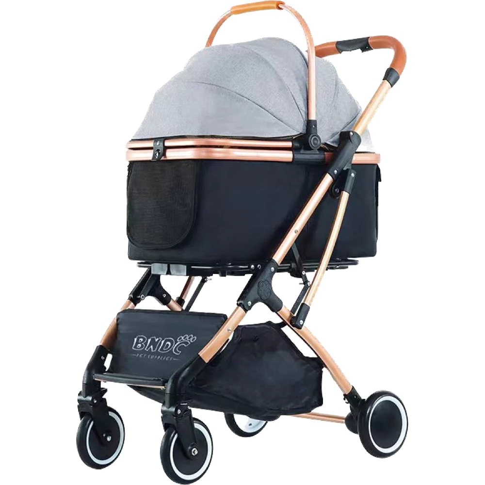 BNDC Pet Stroller For Dogs And Cats 106 Grey