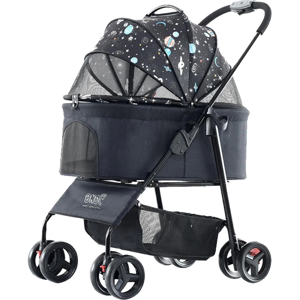BNDC Pet Stroller For Dogs And Cats 107 Sky