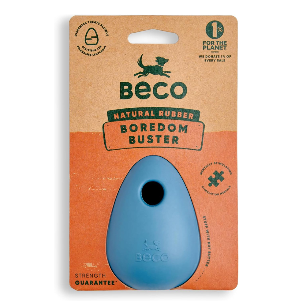 Beco Boredom Buster Natural Rubber Dog Toy
