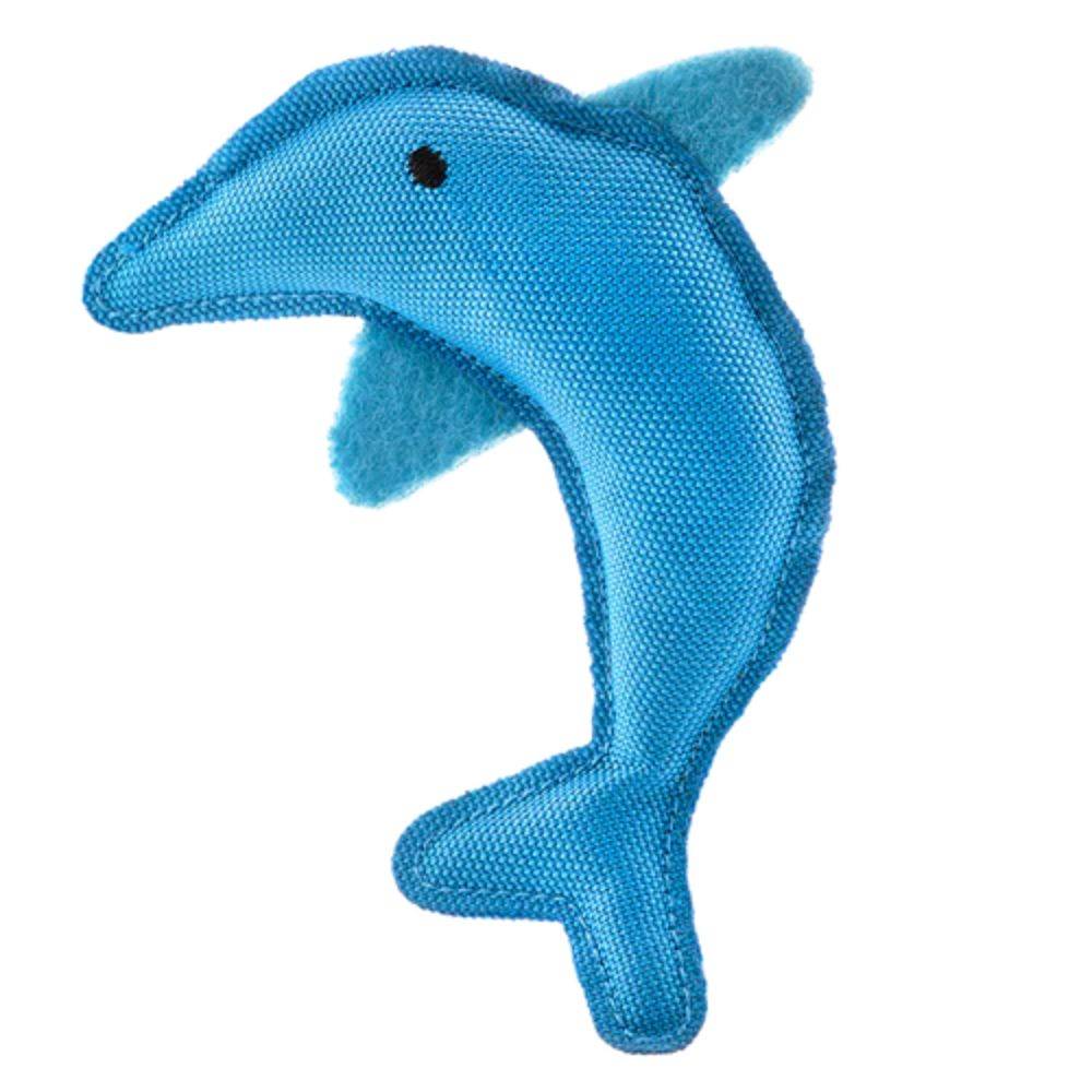 Beco Catnip Cat Toy Dolphin Blue