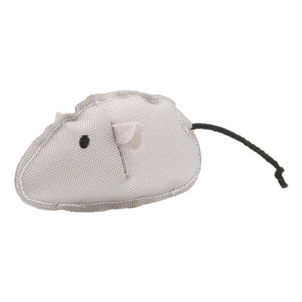 Beco Catnip Cat Toy Mouse Grey
