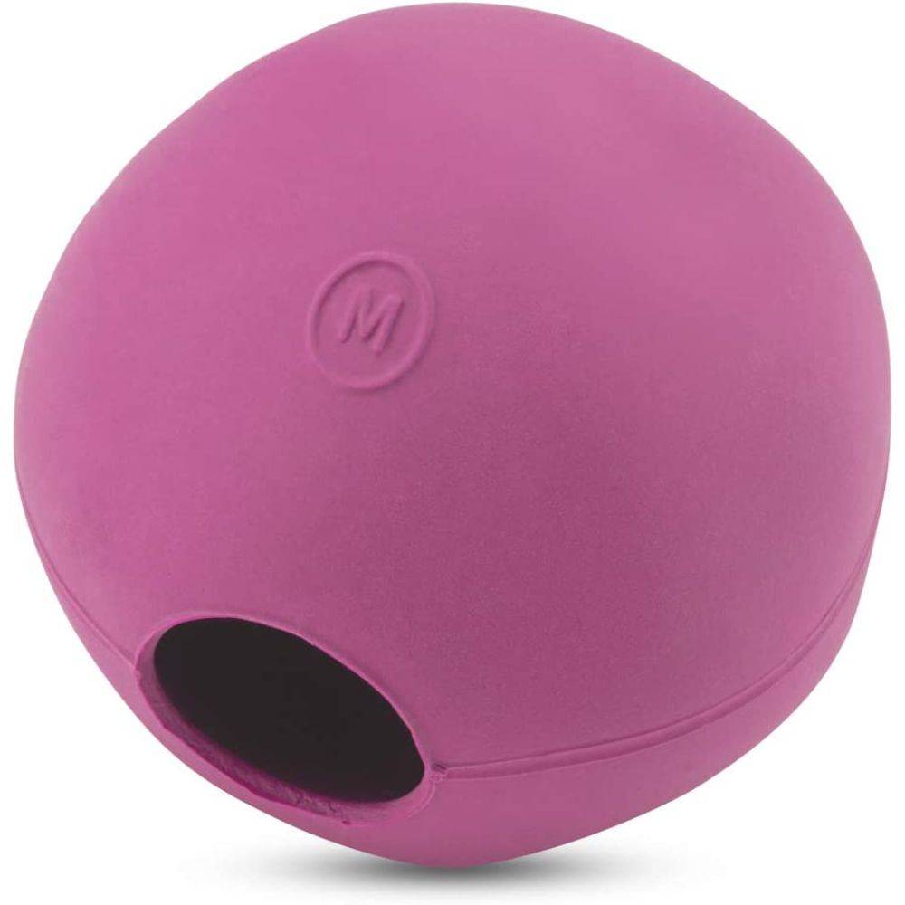 Beco Natural Rubber Treat Ball Pink M