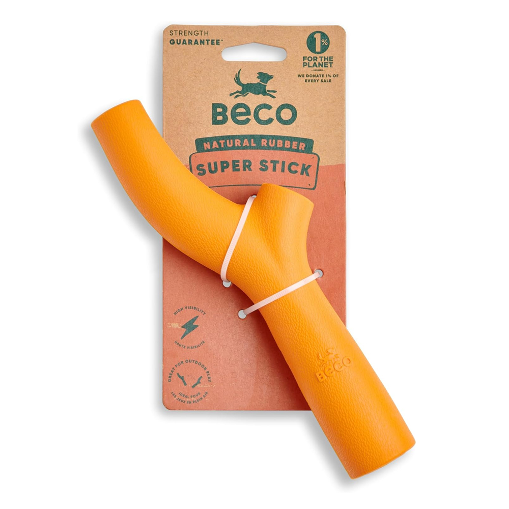 Beco Super Stick Natural Rubber Dog Toy