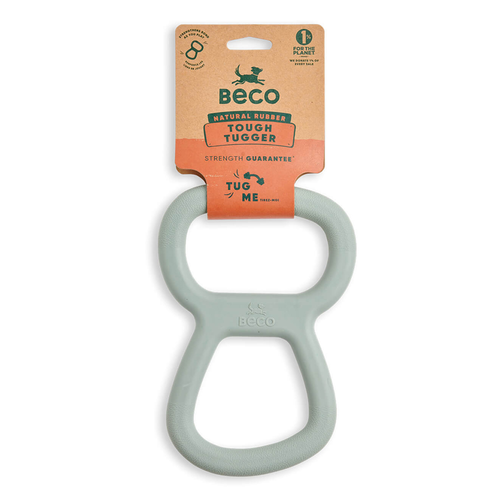 Beco Tough Tugger Natural Rubber Dog Toy