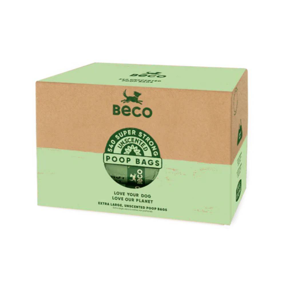 Beco Unscented Poop Bags Green 540 Pack