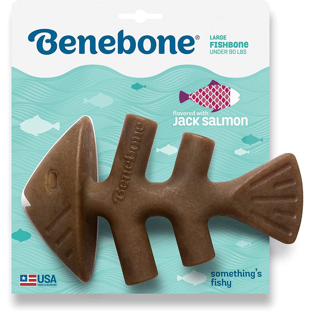 Benebone Fishbone Dog Toy L
