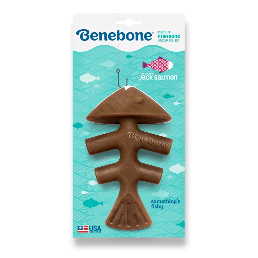 Benebone Fishbone Dog Toy M
