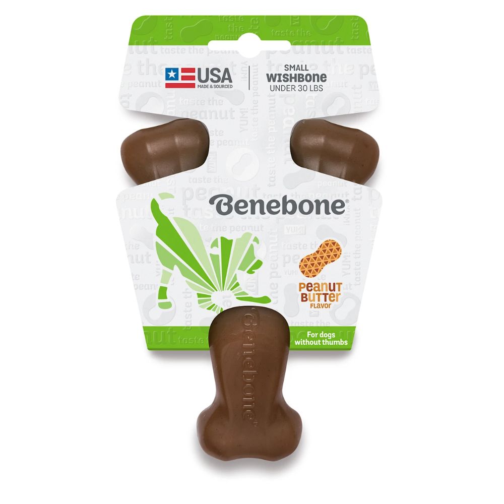 Benebone Wishbone Peanut Dog Toy
