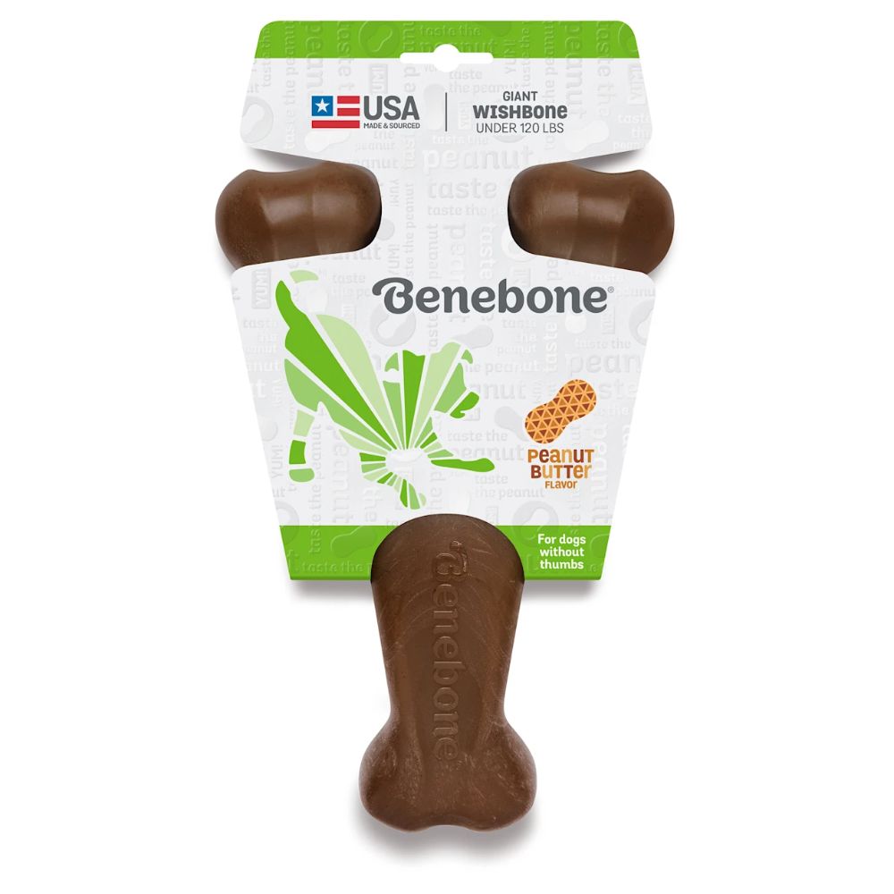 Benebone Wishbone Peanut Dog Toy G