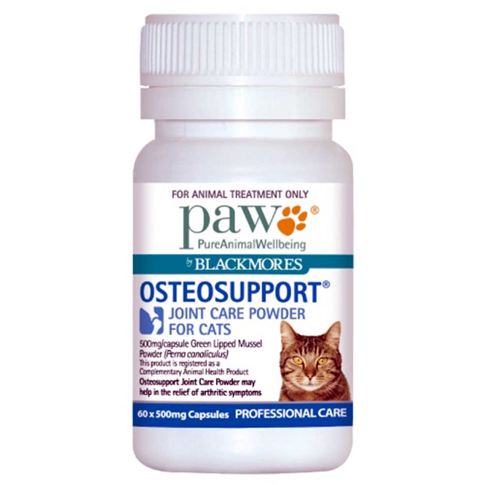 PAW Osteosupport Capsules For Cats 60's