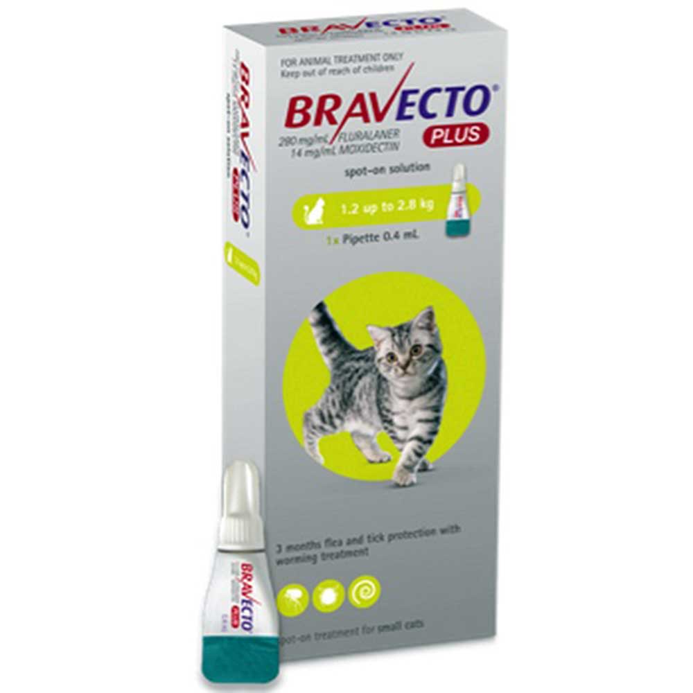 Bravecto Plus for Small Cats 2Pack