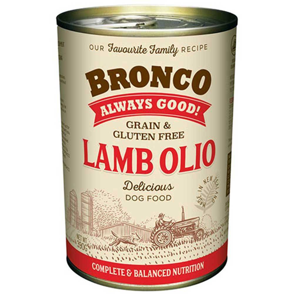 Bronco Lamb Olio Wet Dog Food 390g