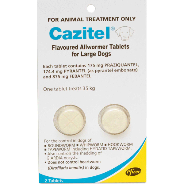 Cazitel Flavoured Allwormer Tab