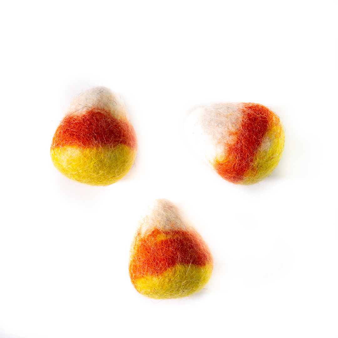 Dharma Dog Candy Corn - 3pc Cat Toy
