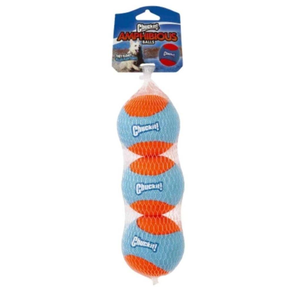 Chuckit Amphibious Balls Dog Toy 3 Pack