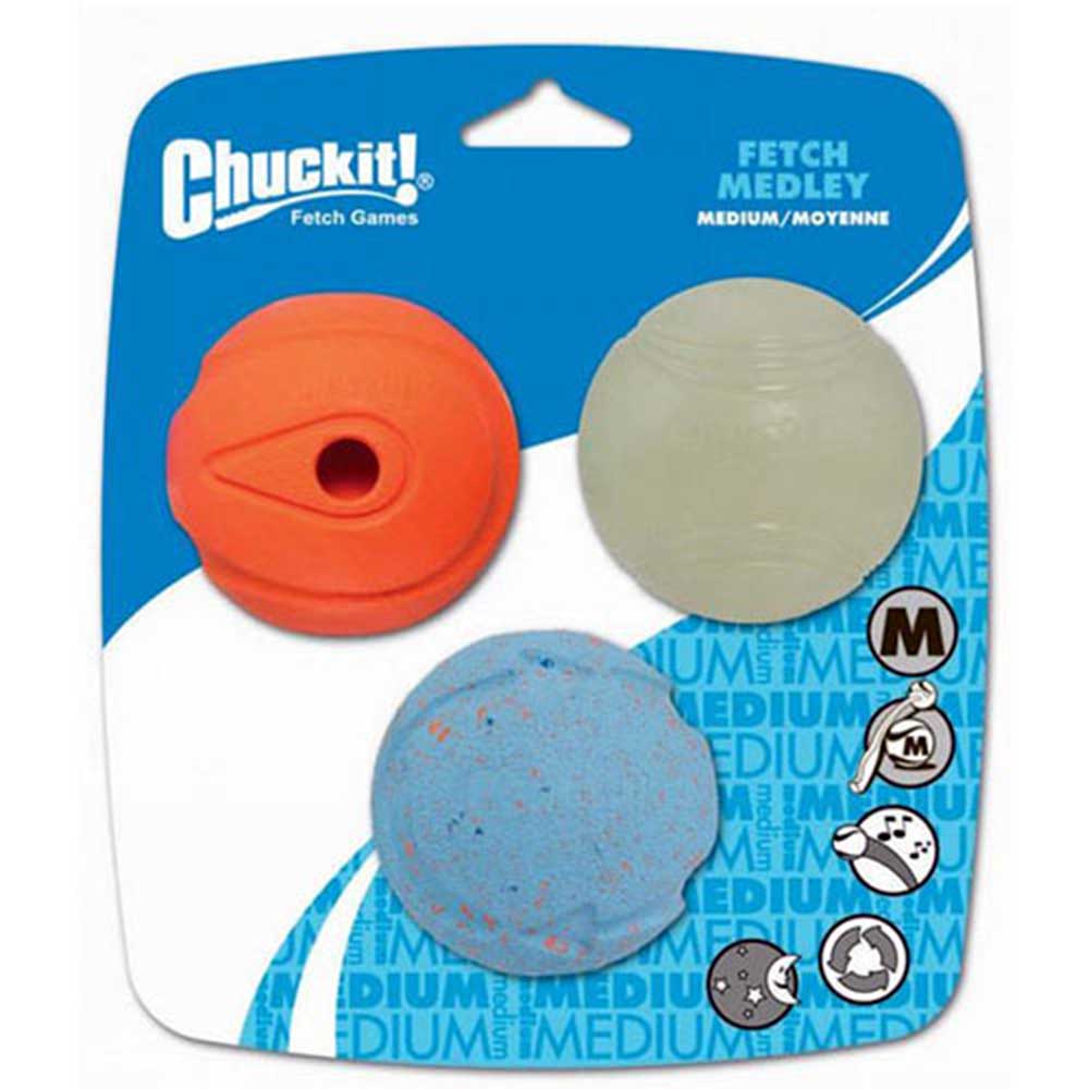 Chuckit Fetch Medley Balls 2.5" (6cm) 