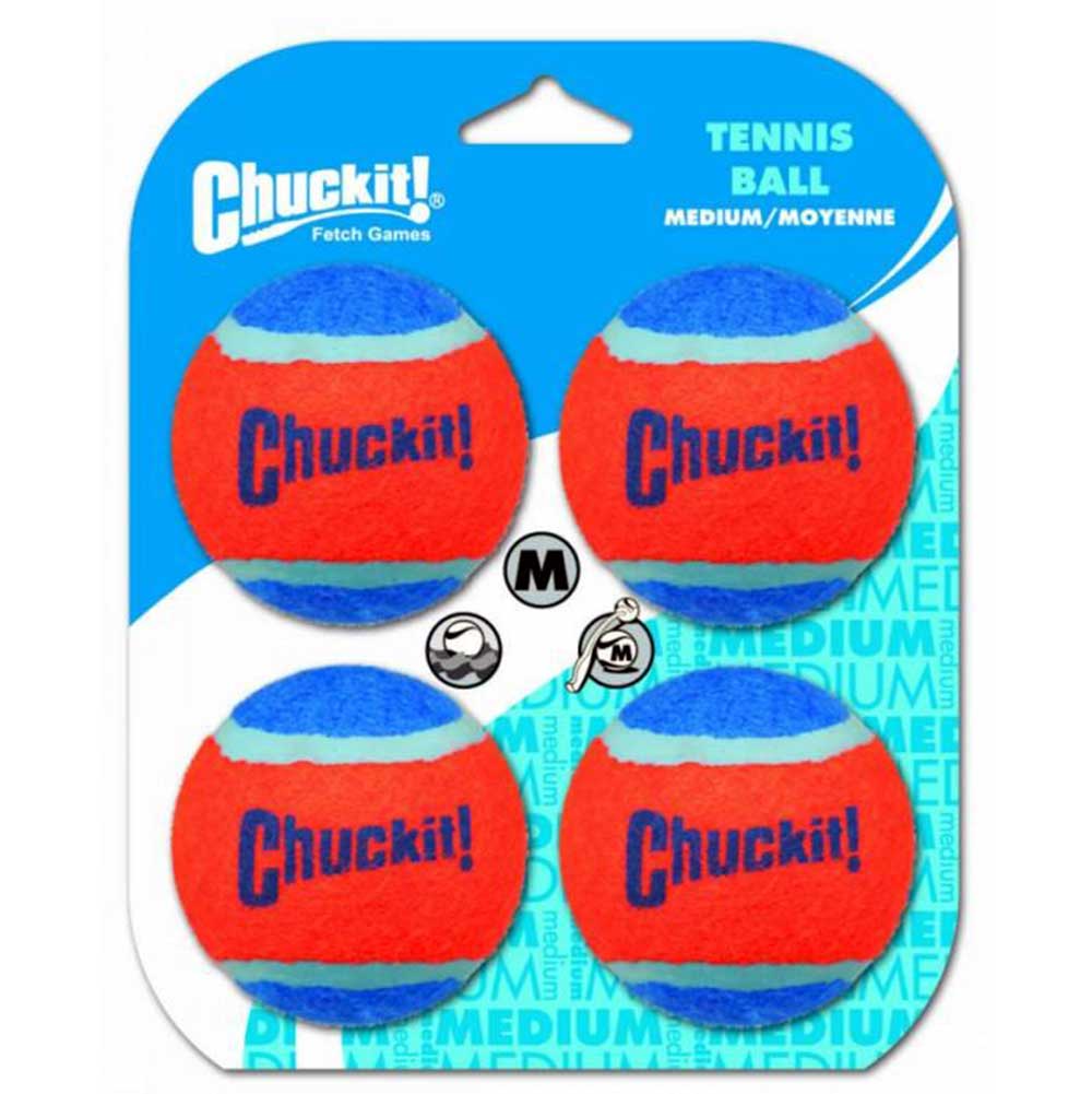 Chuckit Tennis Ball Medium - Pack of 4