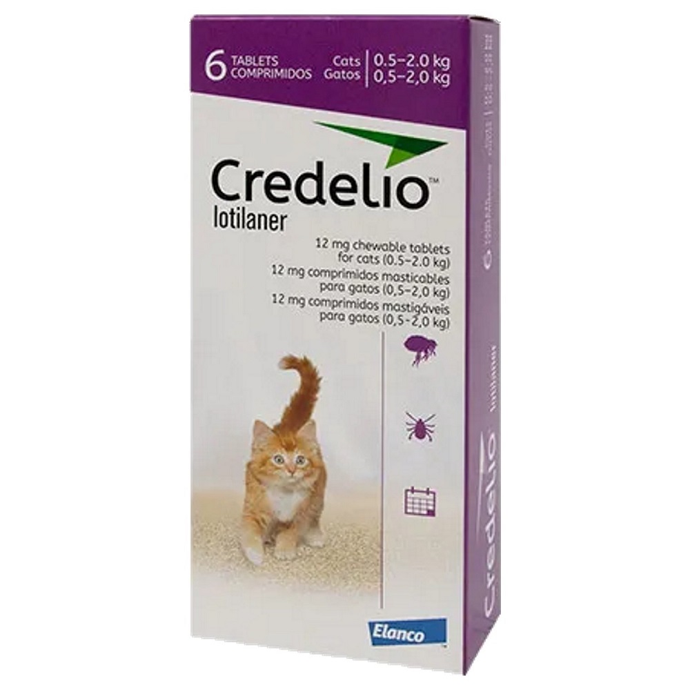 Credelio 12mg Chew Tabs For Cat 6Pk