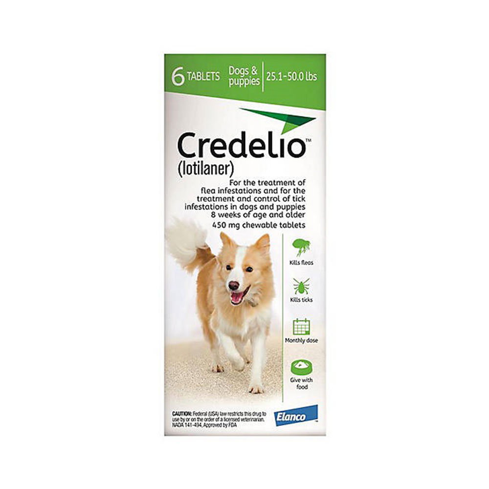 Credelio 450mg Large Dogs 11-22 kg, 6Pk