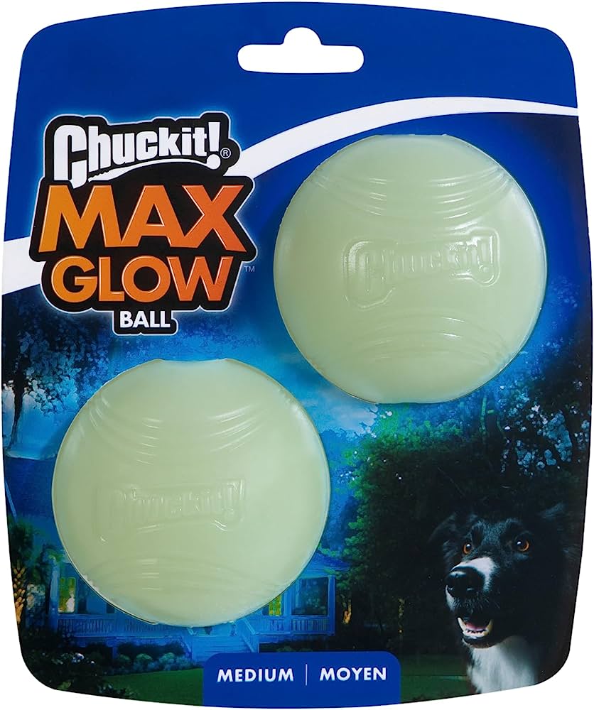 Chuckit Max Glow Ball  M 2-Pk