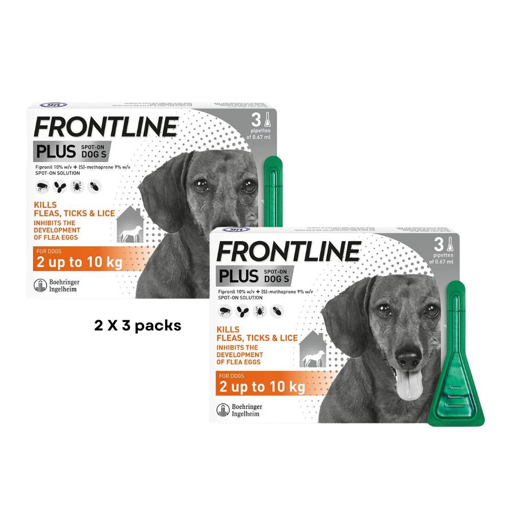 Frontline Plus Small Dog <10 Kg 6(3X2)Pk