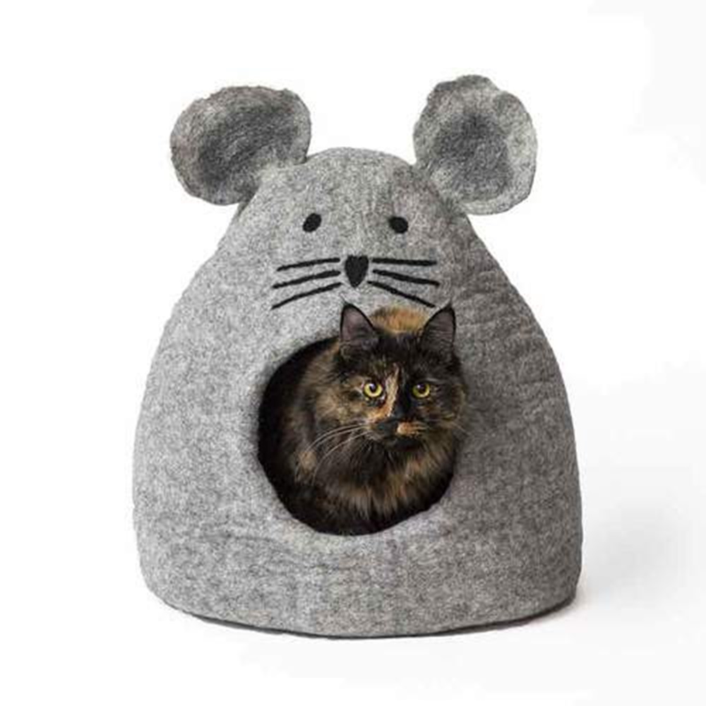 Grey Mouse Cat Cave