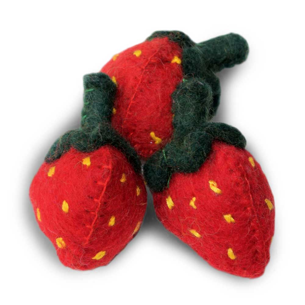 Strawberries - 3pc/pack Toy for Cats