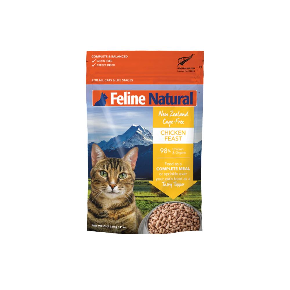 Feline Natural Freeze Dried Chicken Cat Food 320gms