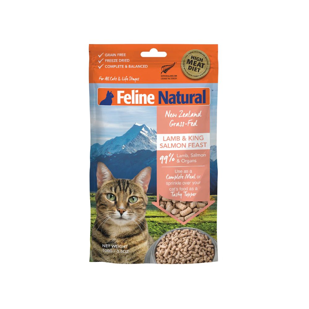 Feline Natural Lamb & Salmon Food 85gm