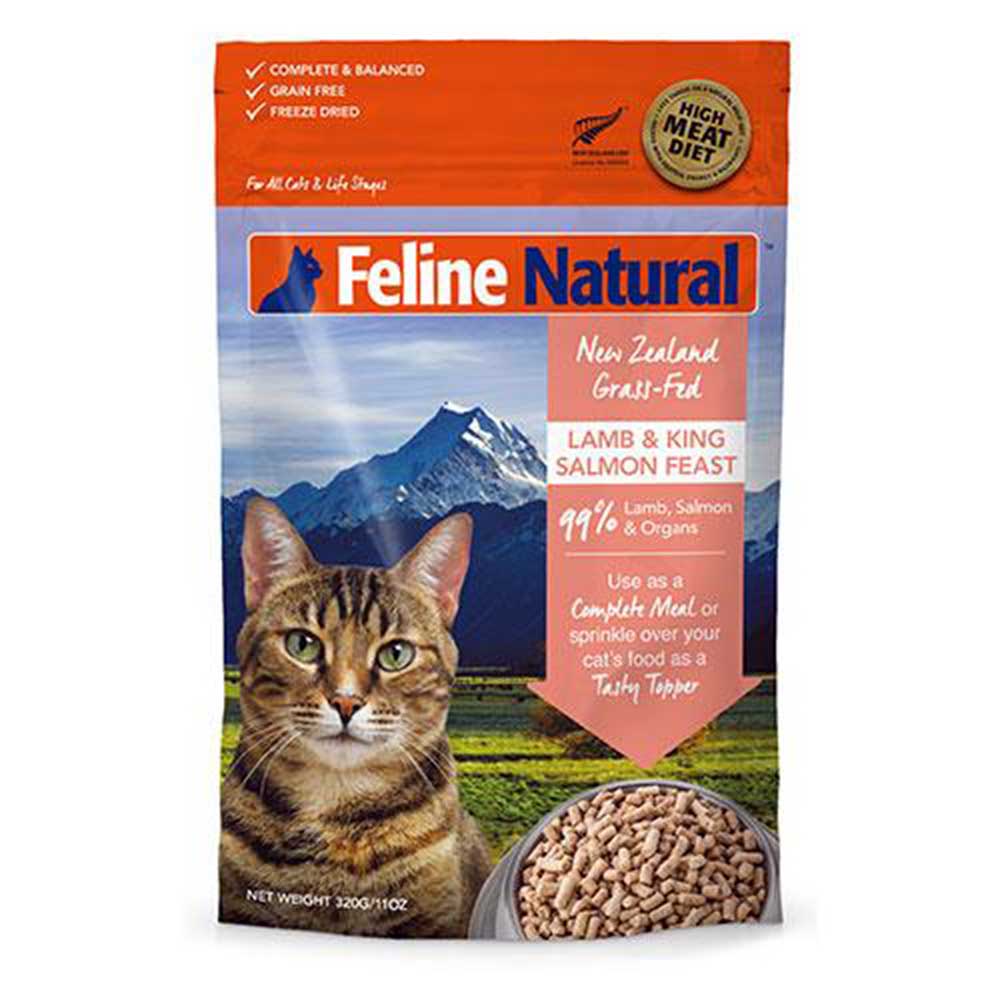 Feline Natural Lamb-Salmon Dry Food 320g