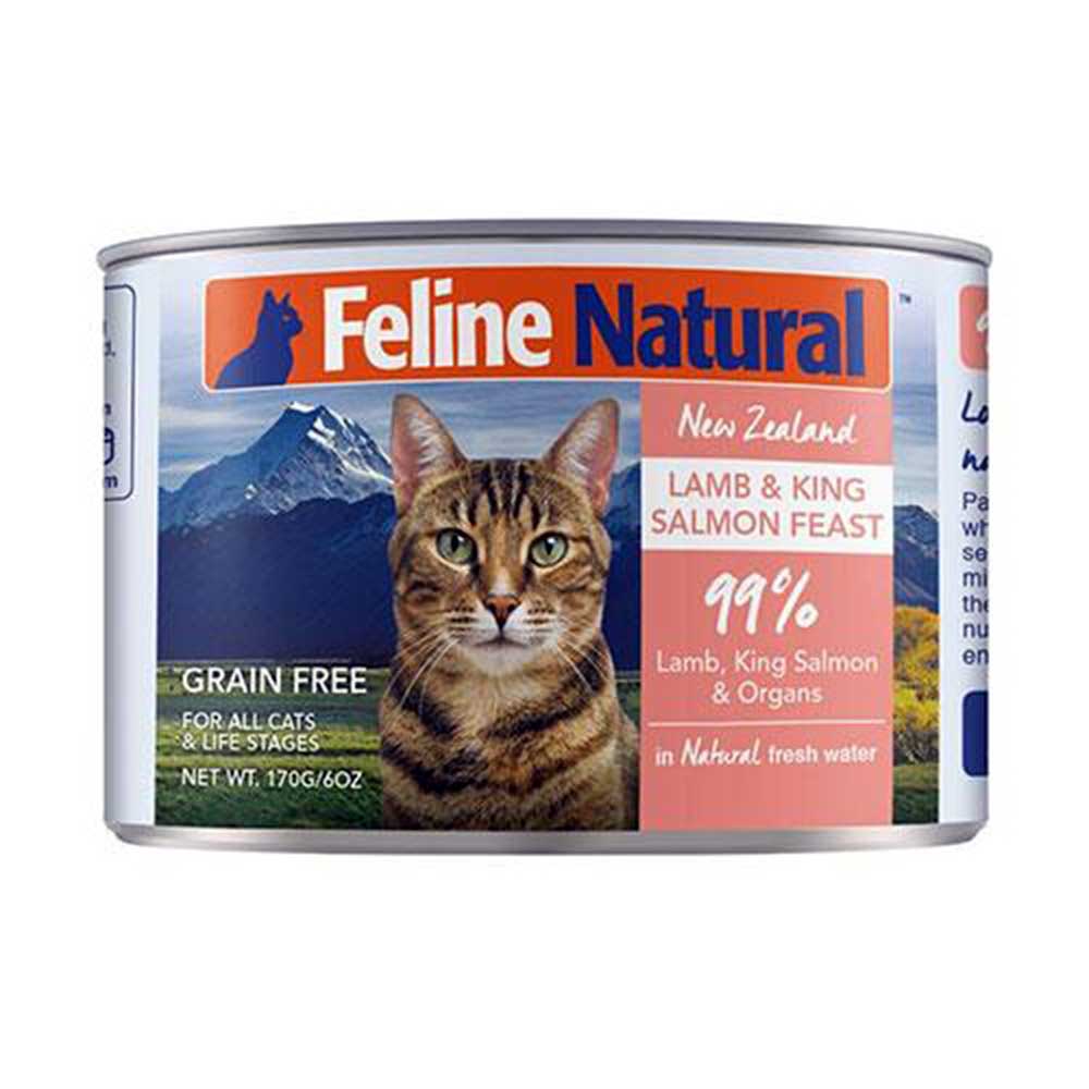 Feline Natural Lamb-Salmon Wet Food 170g