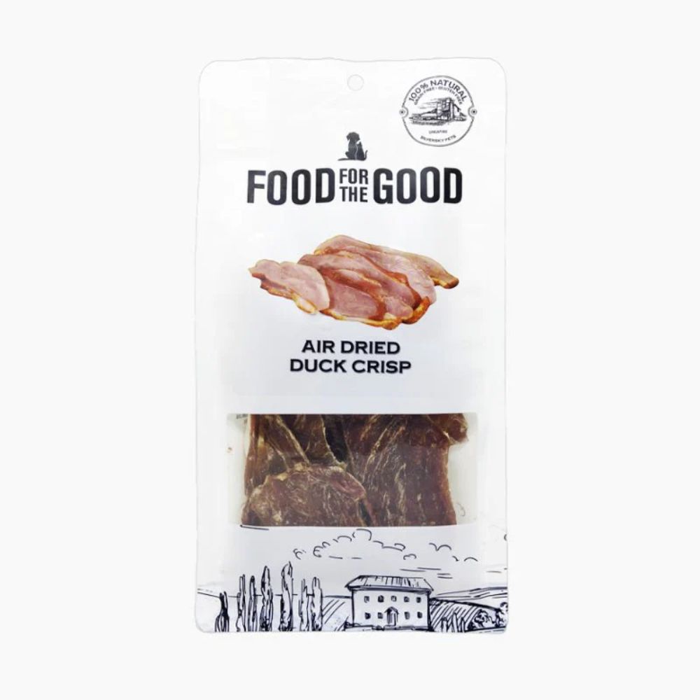 FFTG Air Dried Duck Crisp Treat For Dogs & Cats 100g