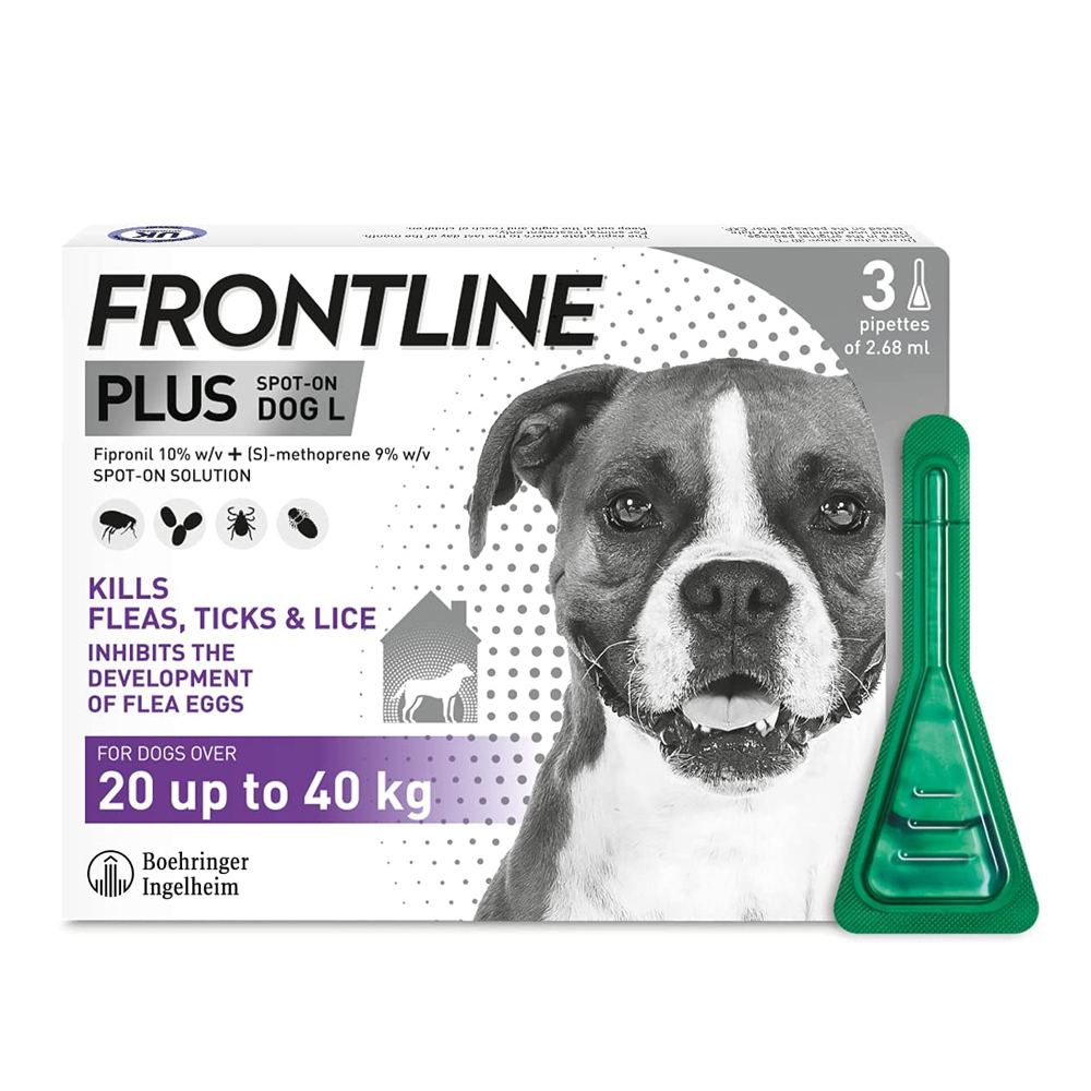 Frontline Plus Large Dog 20-40 Kg 3 Pk