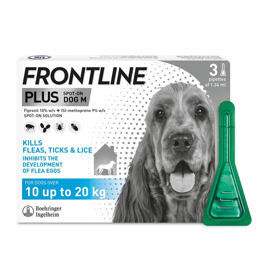Frontline Plus Medium Dog 10-20 Kg 3 Pk